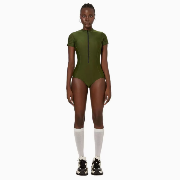 Swimwear Long Sleeve Sunscreen One Piece Bikini Short Sleeve Surfing Swimsuit Women Swimsuit Bella Mia